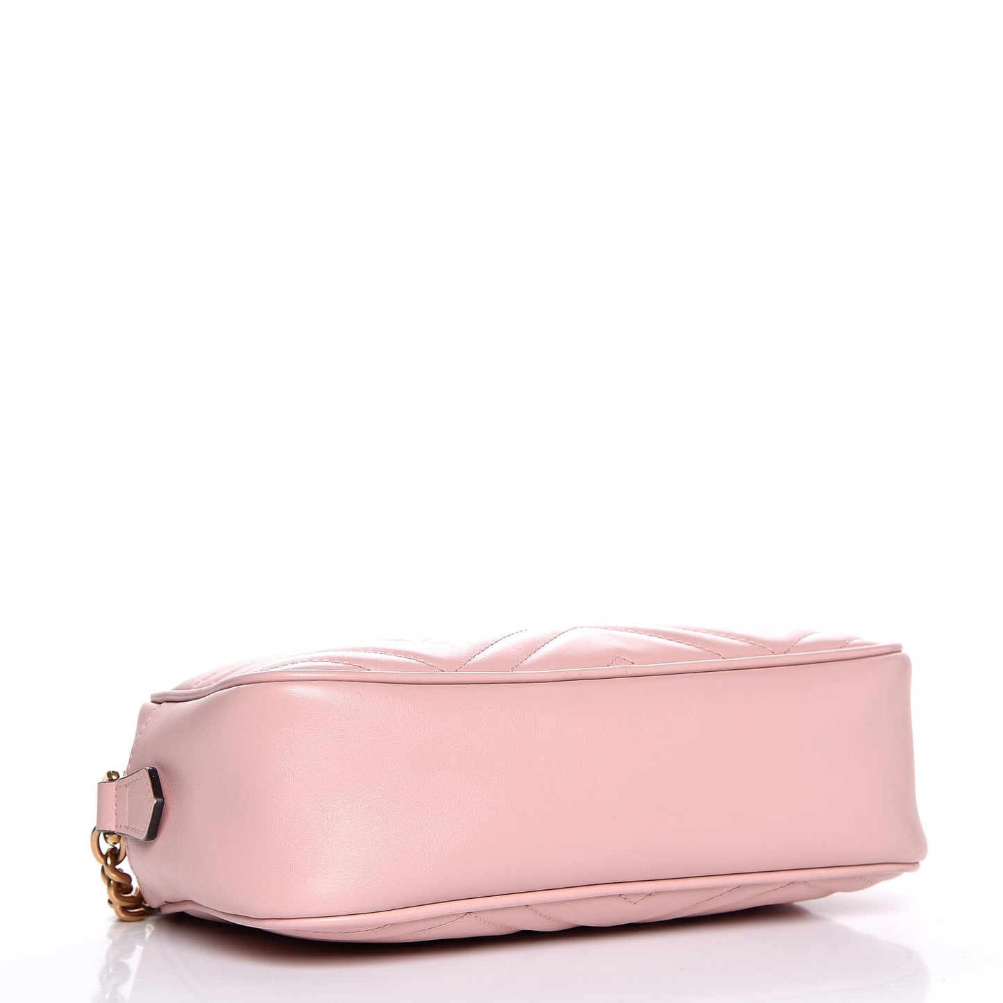 Calfskin Matelasse Small GG Marmont Chain Shoulder Bag Perfect Pink