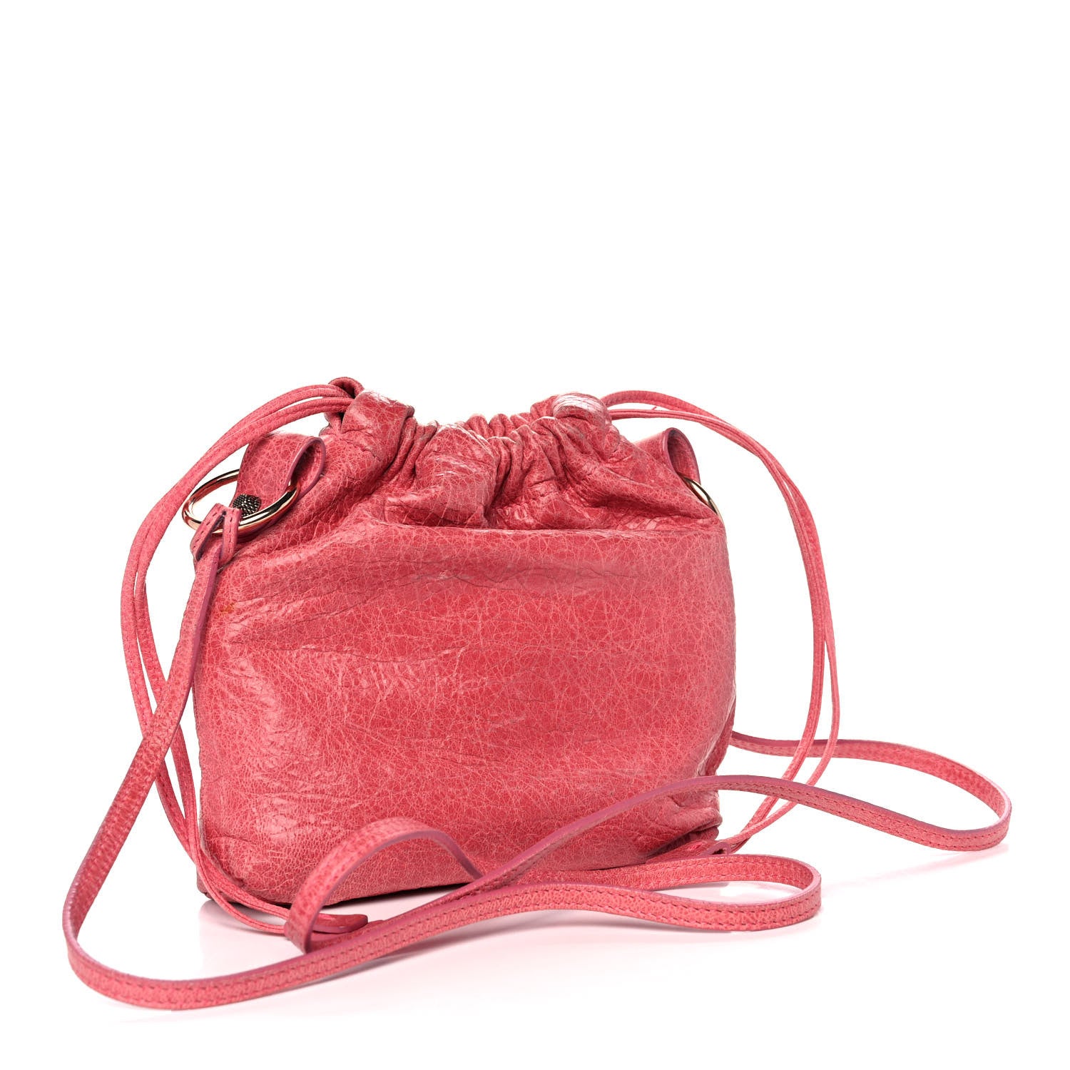 Balenciaga Agneau Giant 12 Rose Gold Hardware Mini Move On Grenadine 3 of 10