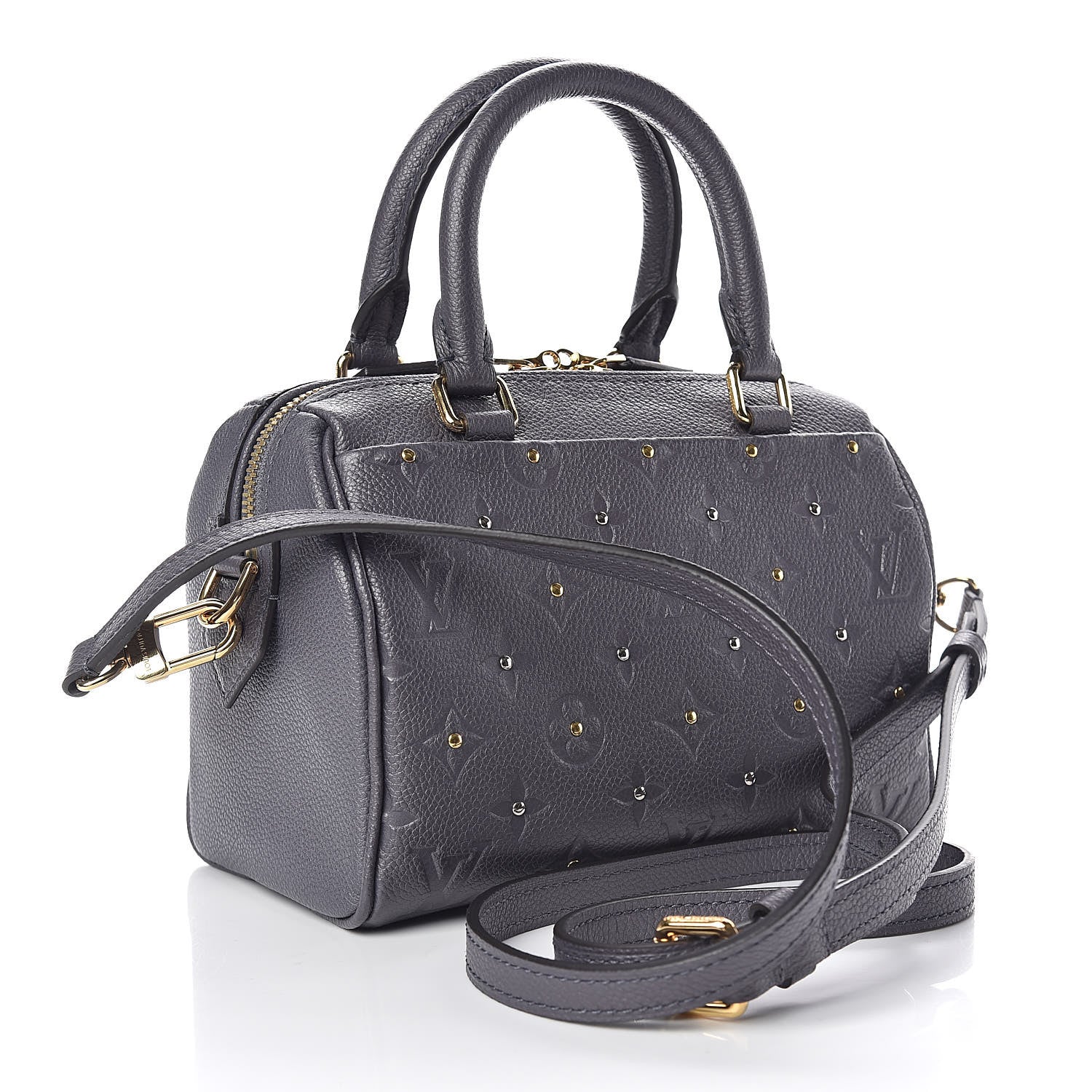 Louis Vuitton Empreinte Studded Speedy Bandouliere 20 Gris Silver 3 of 12