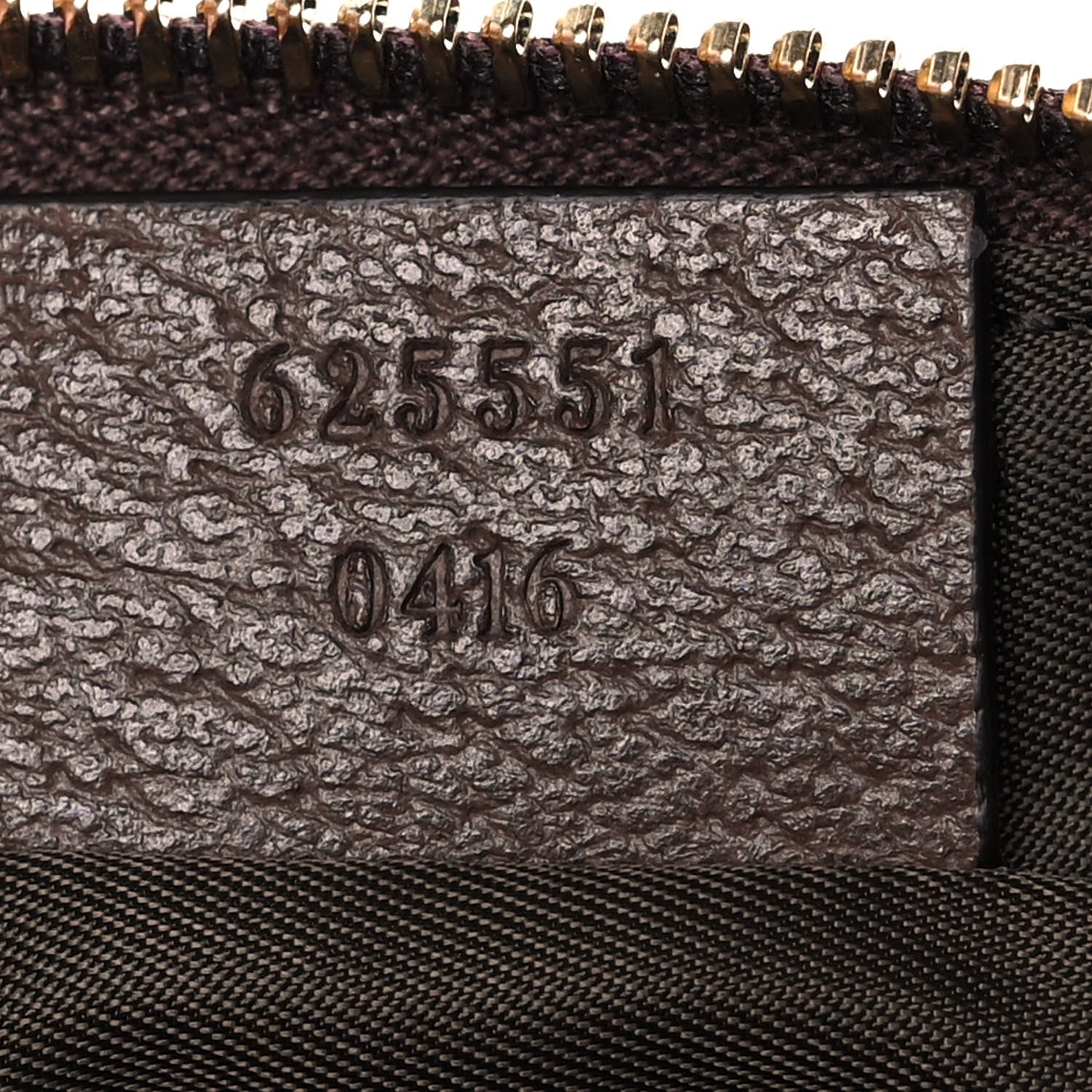 Gucci GG Supreme Monogram Textured Calfskin Web Large Ophidia Cosmetic Case Beige Ebony New Acero 7 of 13