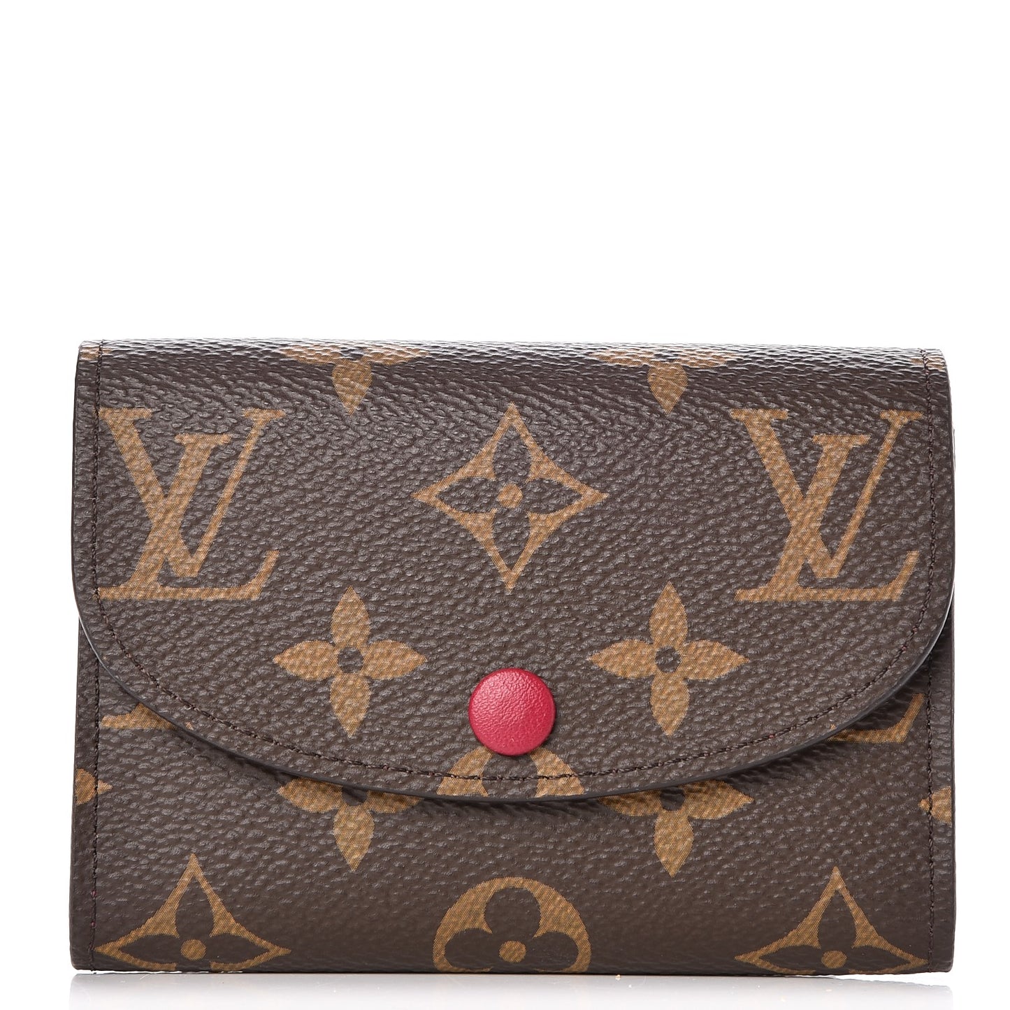 Monogram Rosalie Coin Purse Fuchsia