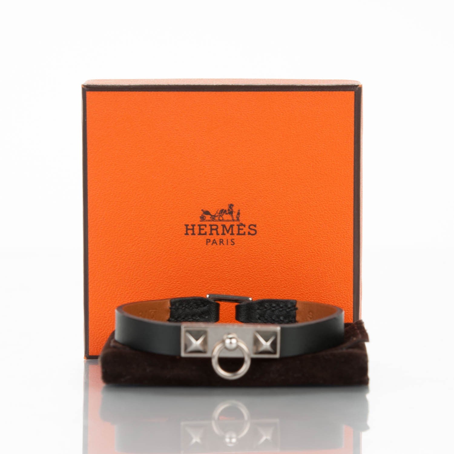 Hermes Chamonix Micro Rivale Bracelet S Black 6 of 6