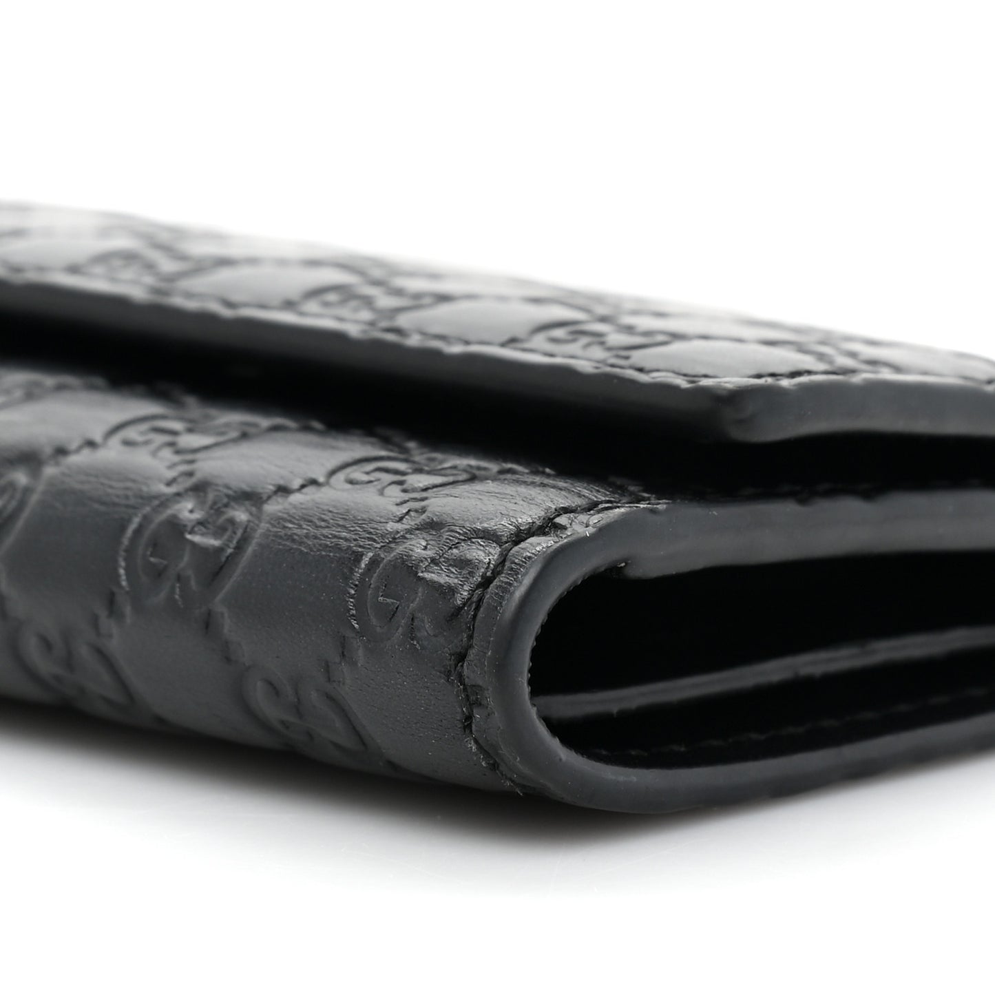 Microguccissima 6 Key Holder Case Black