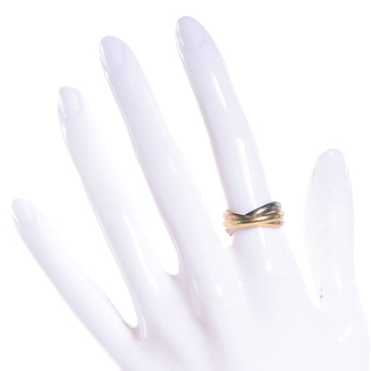 Cartier 18k Pink Yellow White Gold Trinity Ring 54 US 6.75 2 of 5