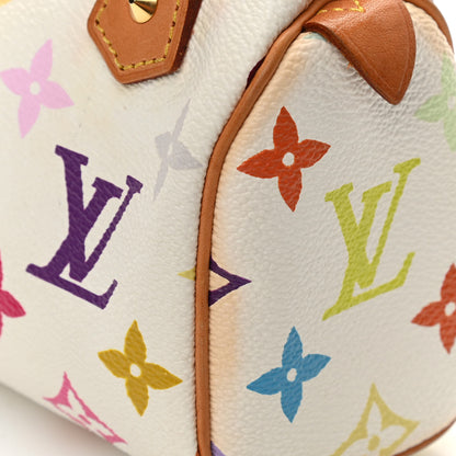 Louis Vuitton Monogram Multicolor Mini Sac HL Speedy White 8 of 8