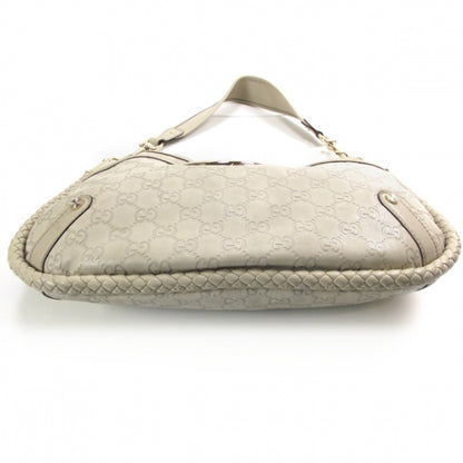 Gucci Guccissima Britt Shoulder Bag Ivory 4 of 13