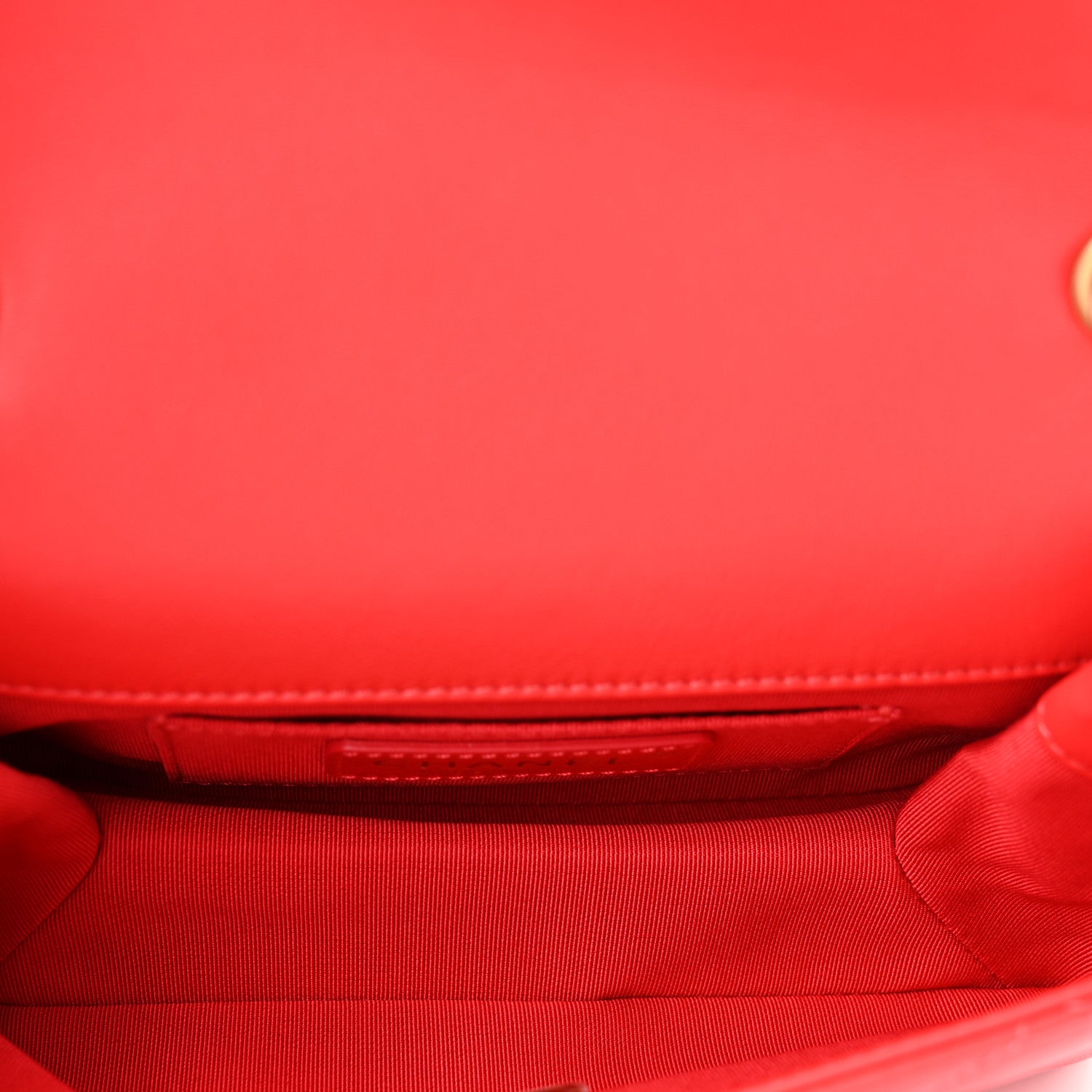 Chanel Calfskin Quilted Mini Flap Bag Red 5 of 9