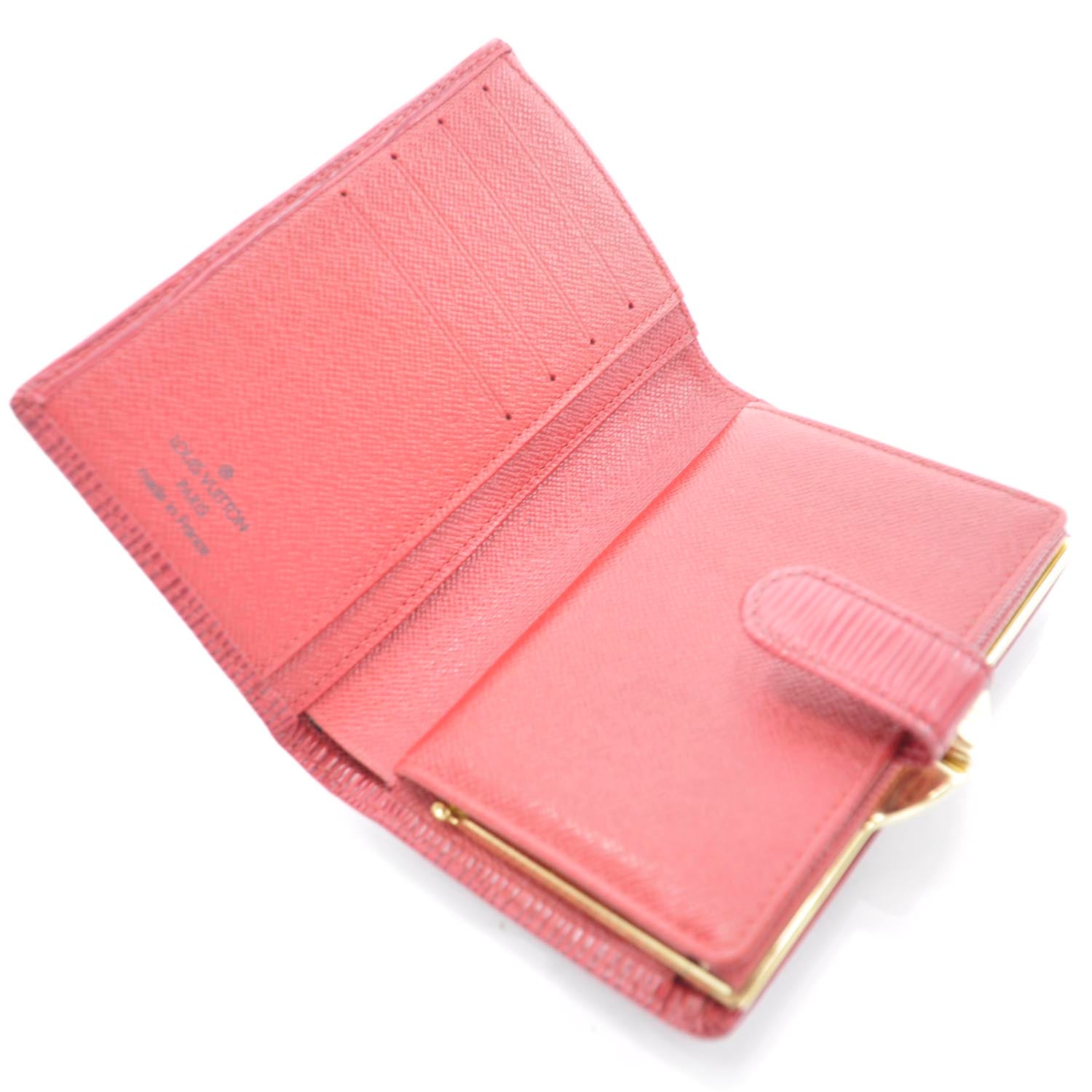 Louis Vuitton Epi French Purse Wallet Red 6 of 9