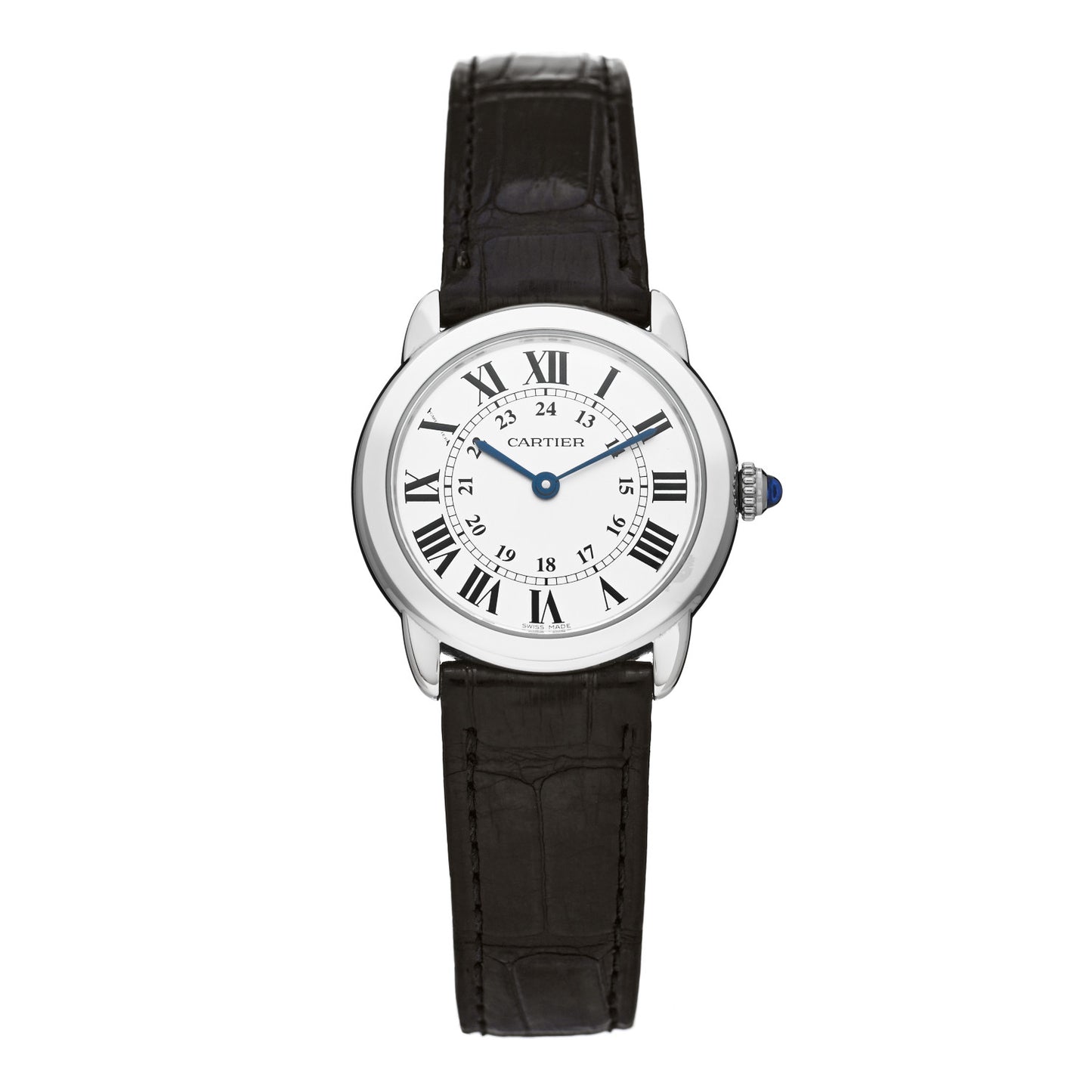 Stainless Steel Alligator 29mm Ronde Solo Quartz Watch