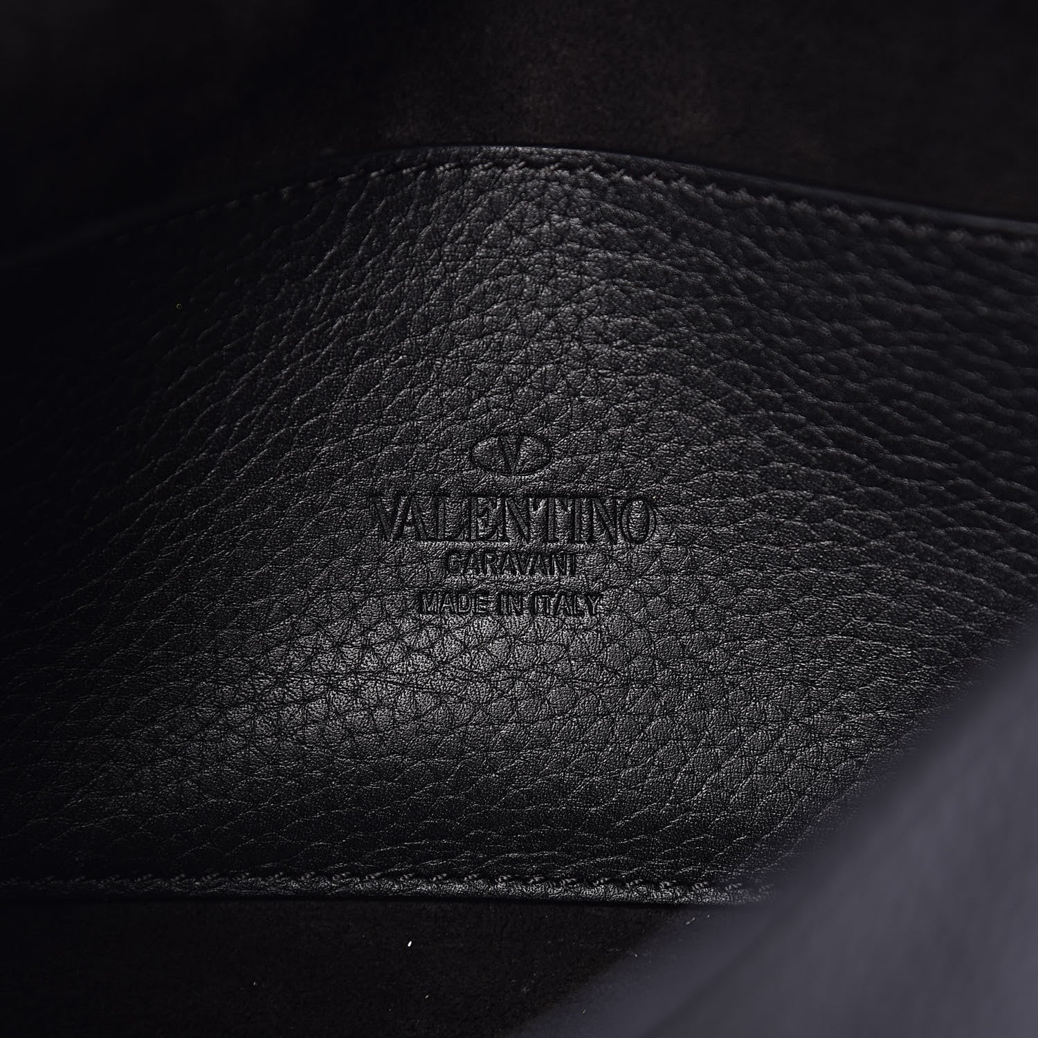 Valentino Garavani Pebbled Calfskin Medium Rockstud Flip Lock Crossbody Bag Black 6 of 8