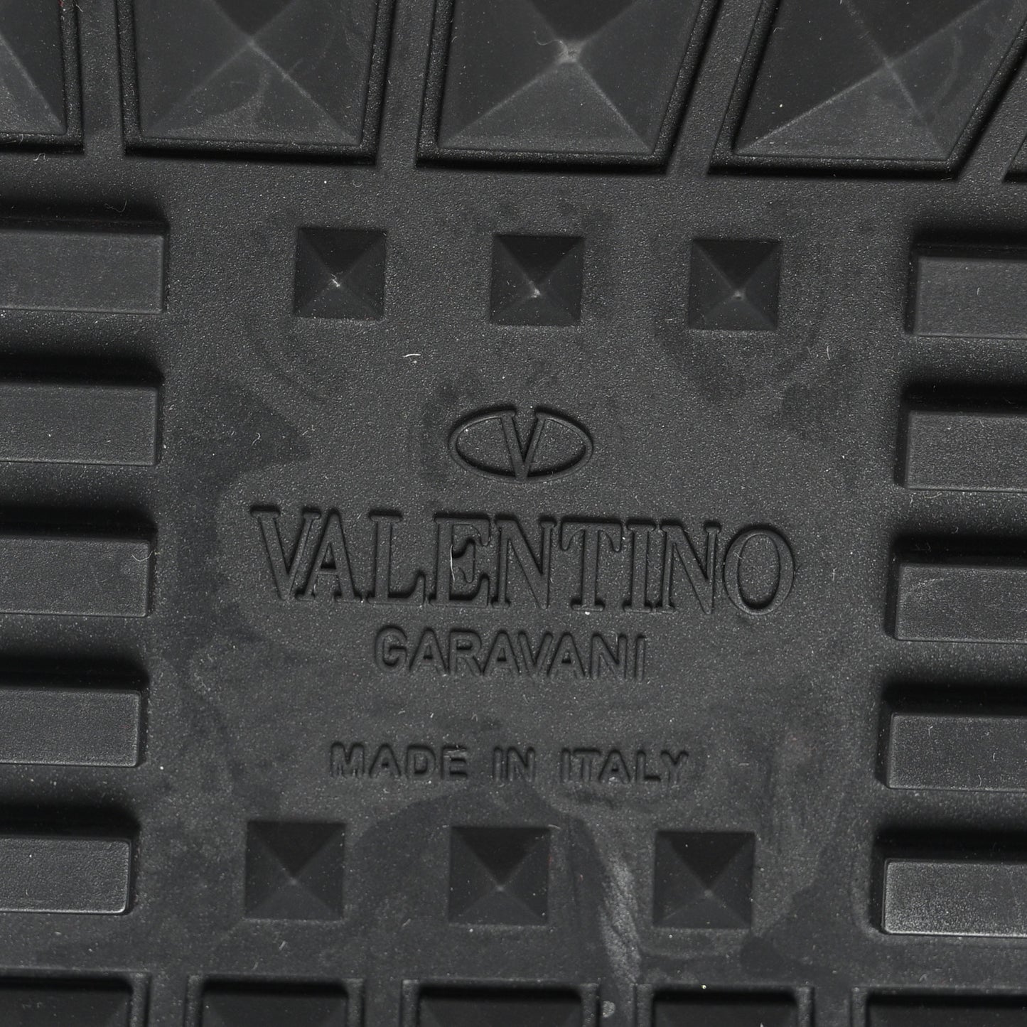 Calfskin Suede Macrame Lace Rockstud Sneakers 38.5 Black