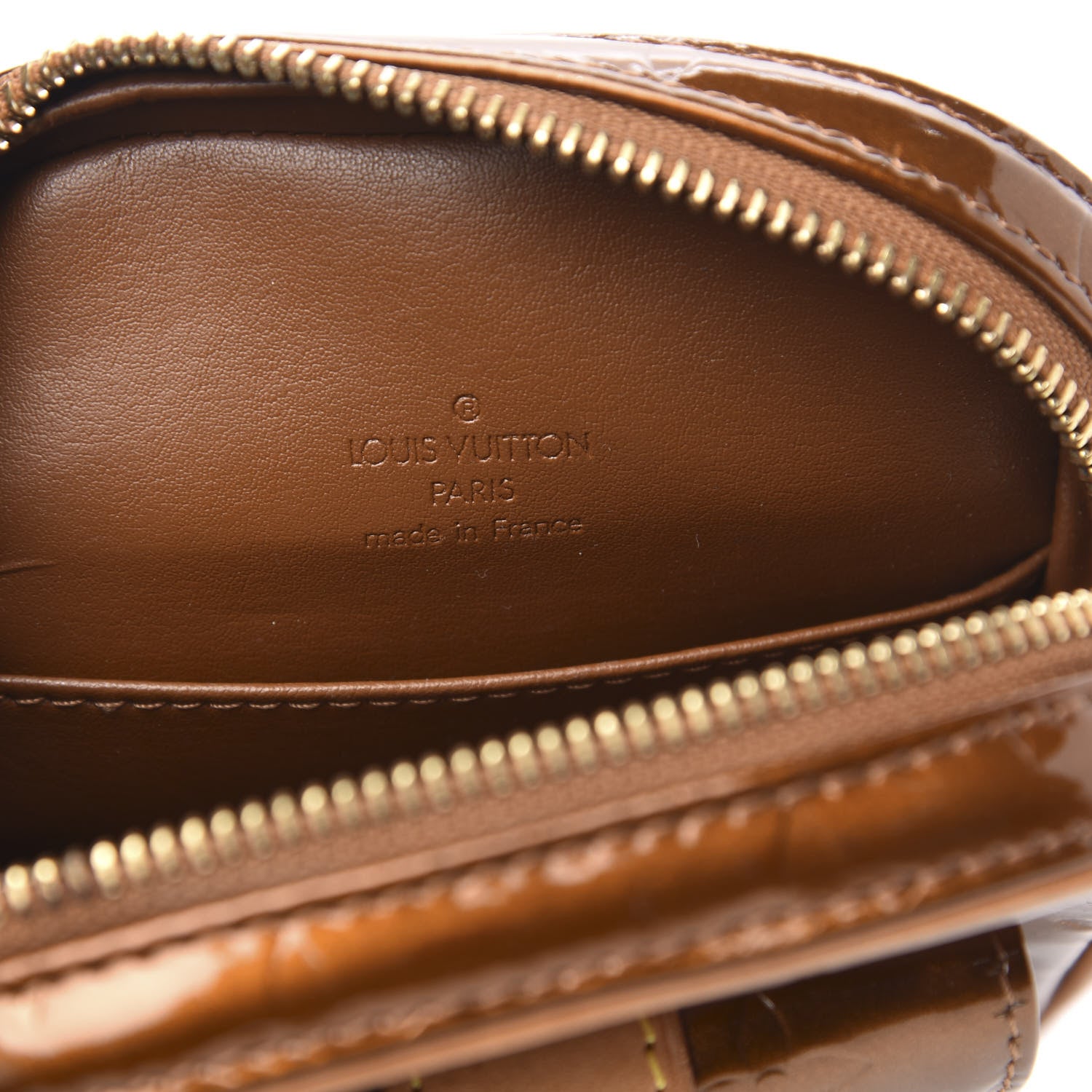 Louis Vuitton Vernis Christie PM Bronze 6 of 11