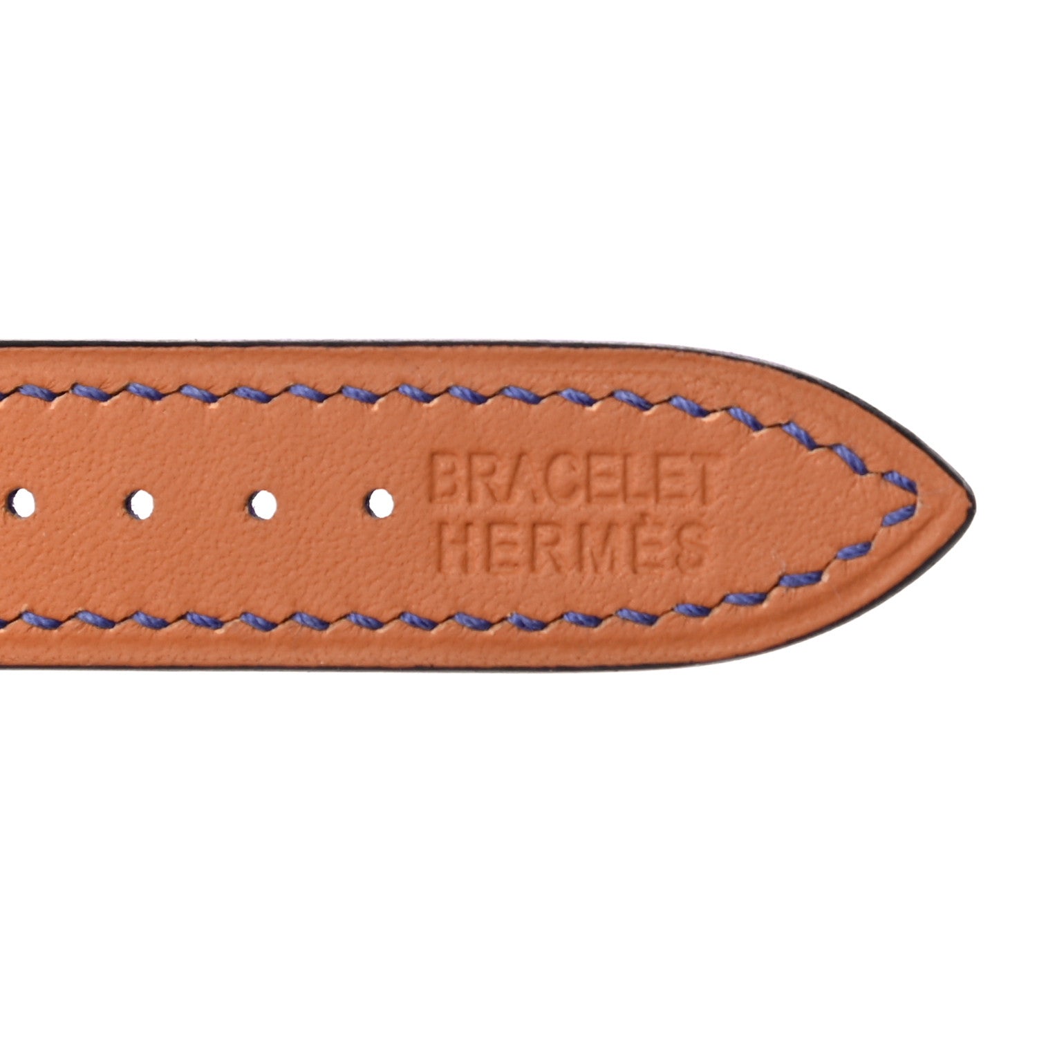 Hermes Swift Heure H Hour Watch Strap Bleu Electrique 4 of 5