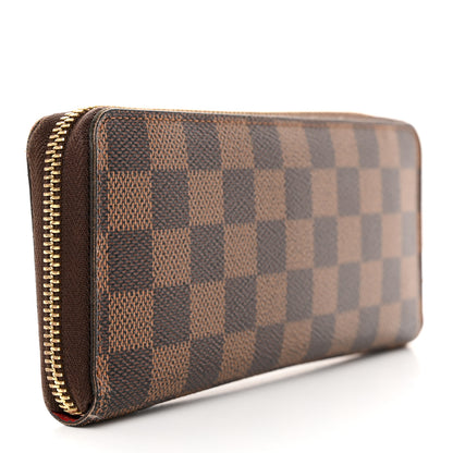 Louis Vuitton Damier Ebene Clemence Wallet Cherry 3 of 12
