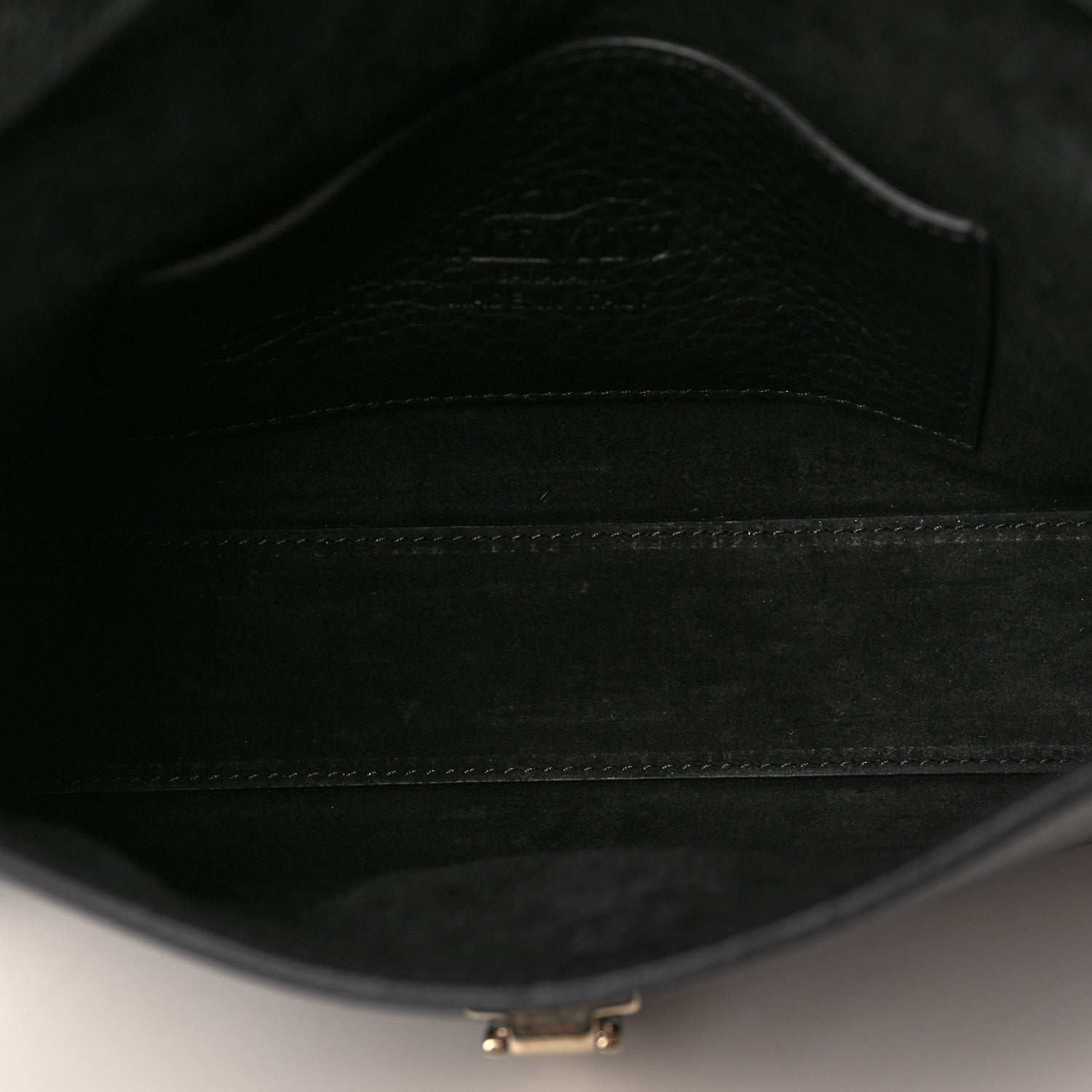 Valentino Garavani Pebbled Calfskin Medium Rockstud Flip Lock Crossbody Bag Black 5 of 8
