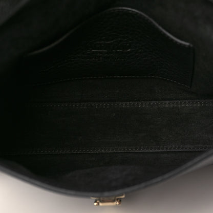 Valentino Garavani Pebbled Calfskin Medium Rockstud Flip Lock Crossbody Bag Black 5 of 8