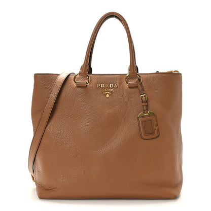 Prada Vitello Phenix Tote Caramel 1 of 8