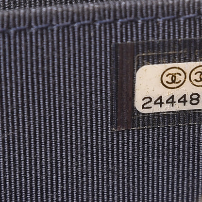 Chanel Caviar Quilted Zip Coin Purse Navy 7 of 7