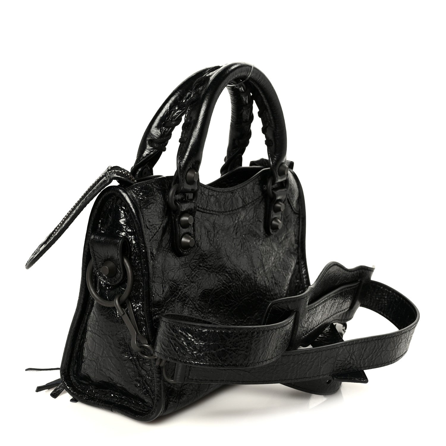 Balenciaga Agneau Arena Classic Hardware Le City Mini  Black 4 of 12