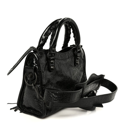 Balenciaga Agneau Arena Classic Hardware Le City Mini  Black 4 of 12