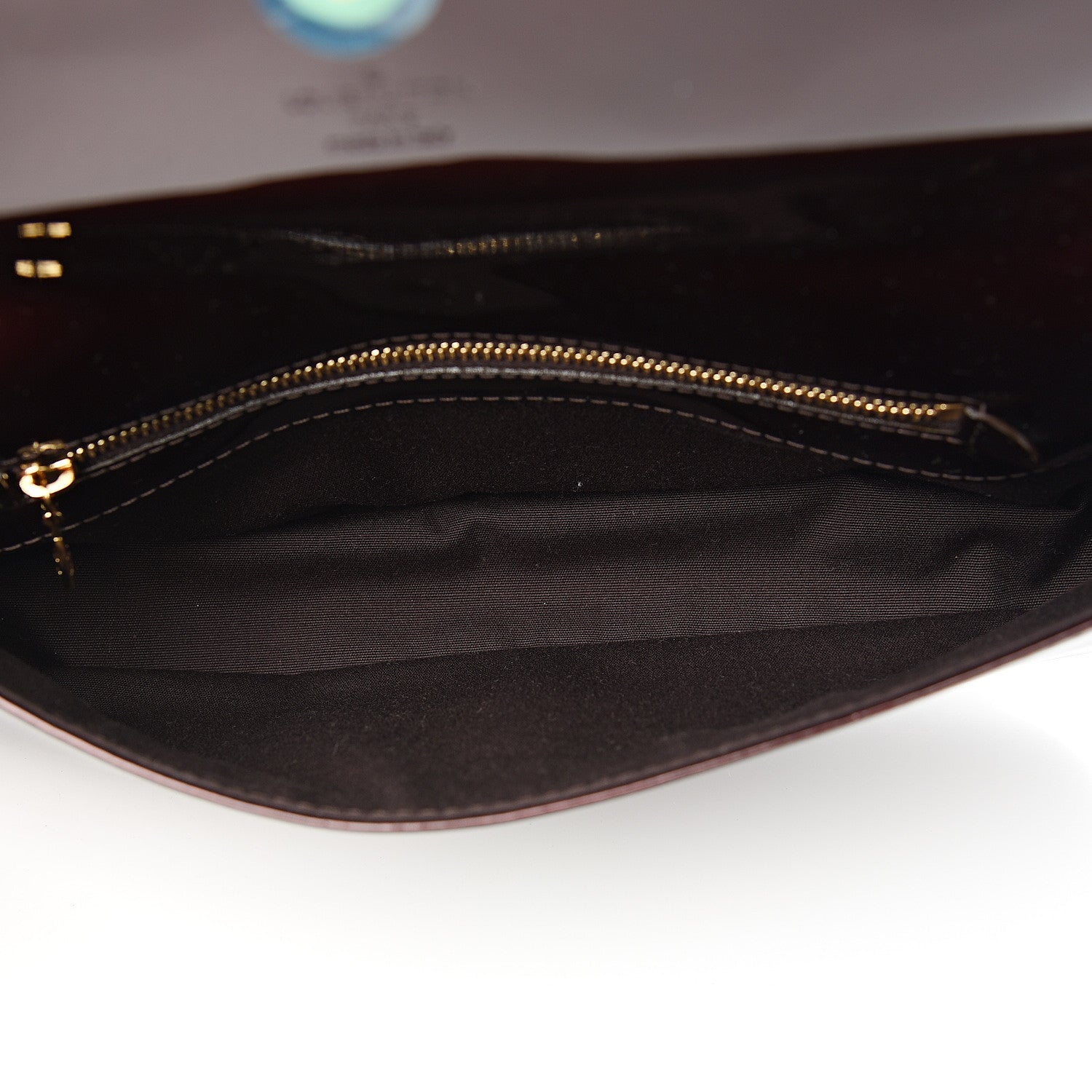 Louis Vuitton Patent Sobe Clutch Amarante 4 of 5