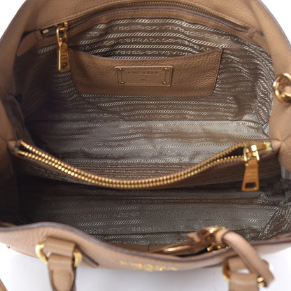 Prada Vitello Daino Tote Sabbia 6 of 20