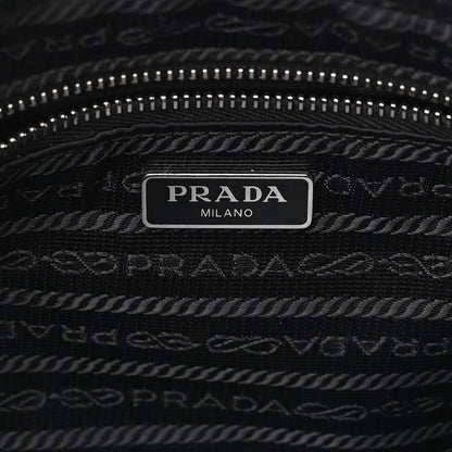 Prada Nylon Tessuto Impuntu Quilted Bandoliera Crossbody Bag Black 6 of 10