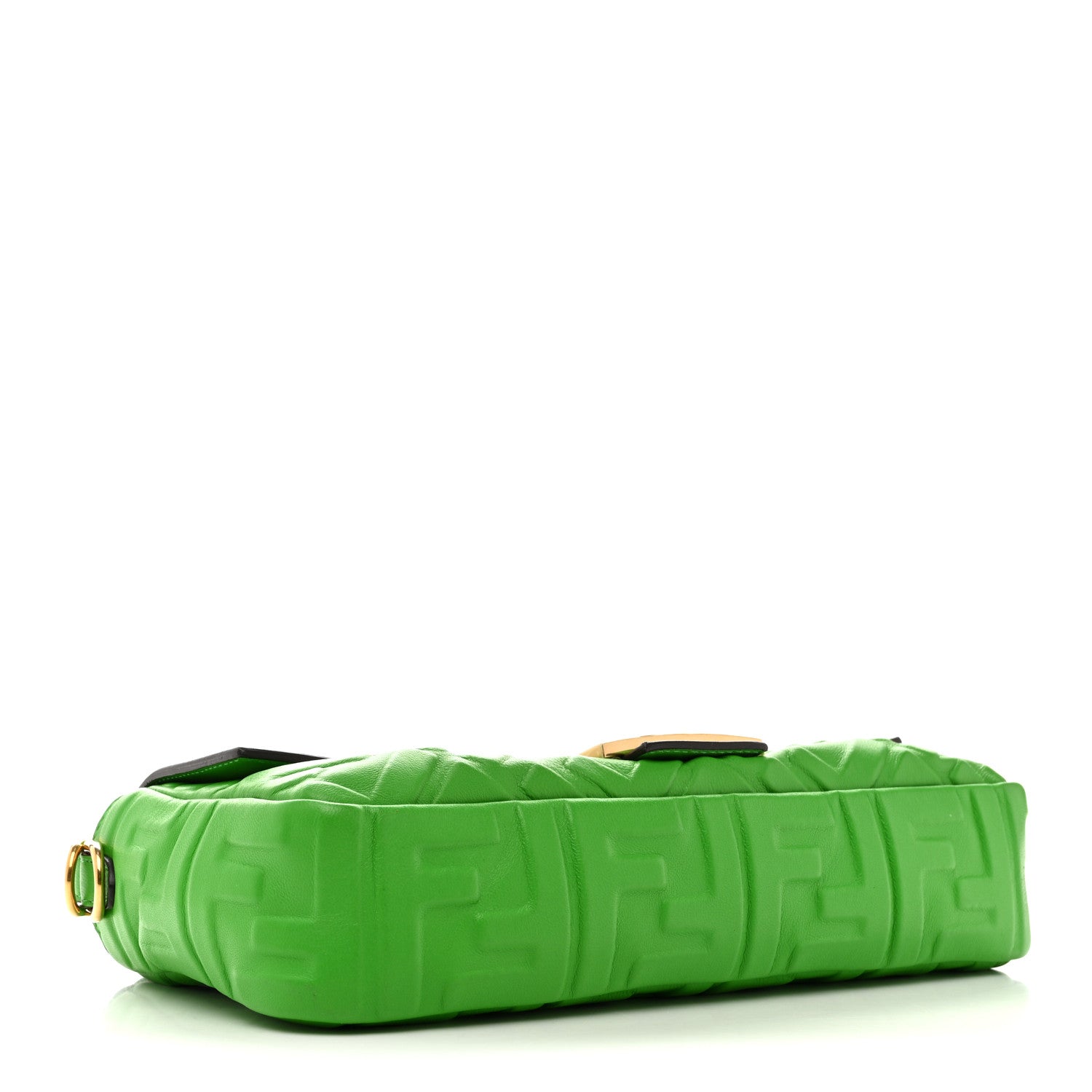 Fendi Nappa FF 1974 Embossed Baguette Tomatillo 1855308 – FASHIONPHILE
