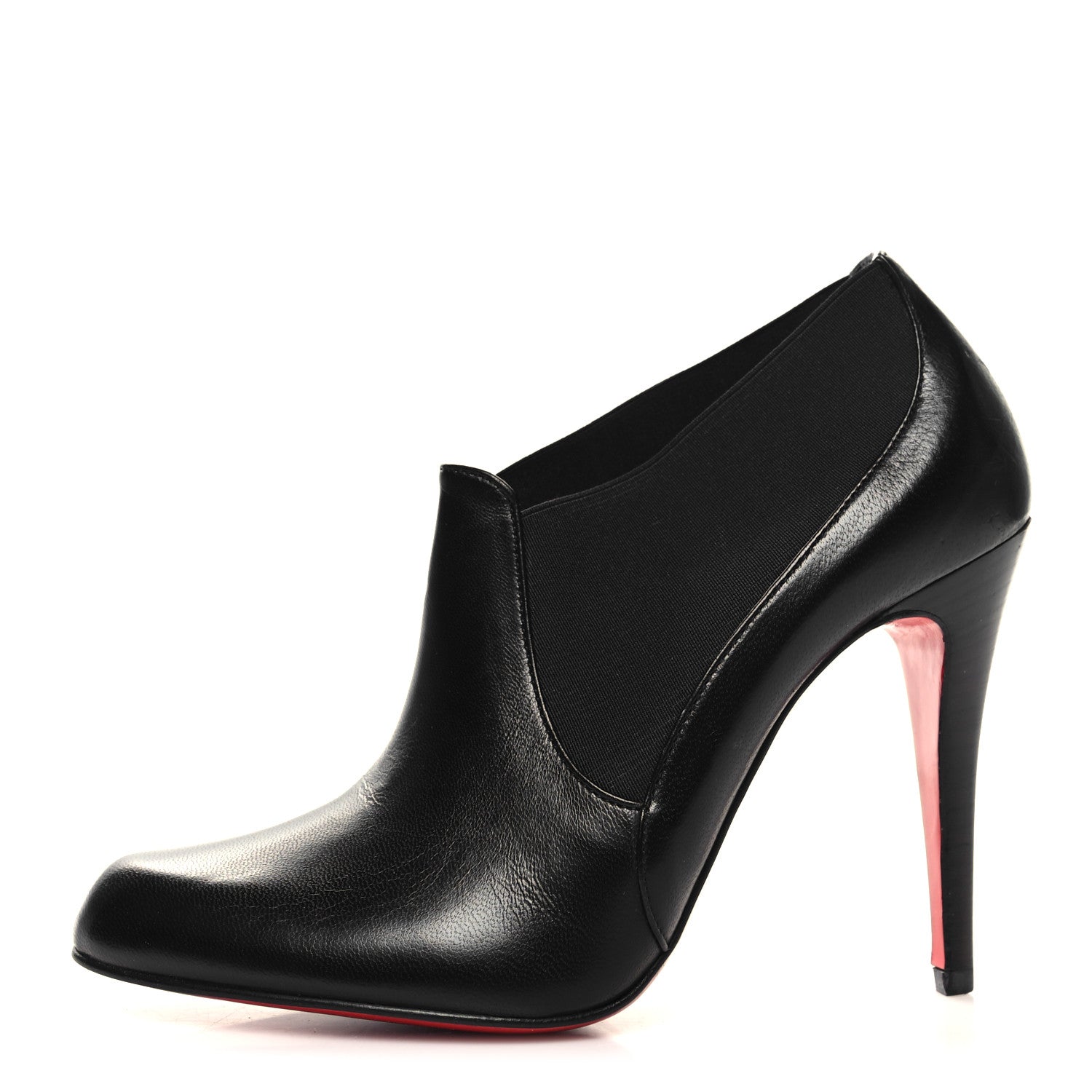 Christian Louboutin Nappa Art Lastic 100 Ankle Boots 37.5 Black 1 of 9