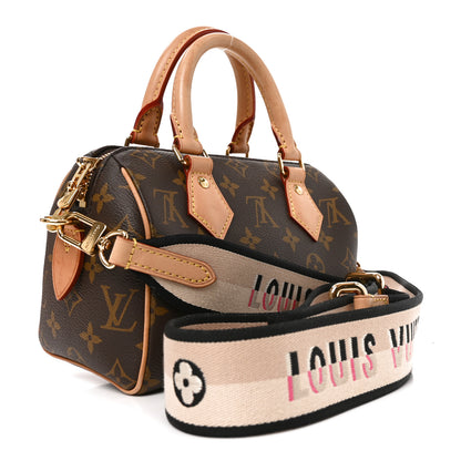 Louis Vuitton Monogram Speedy Bandouliere 20 Black 3 of 9