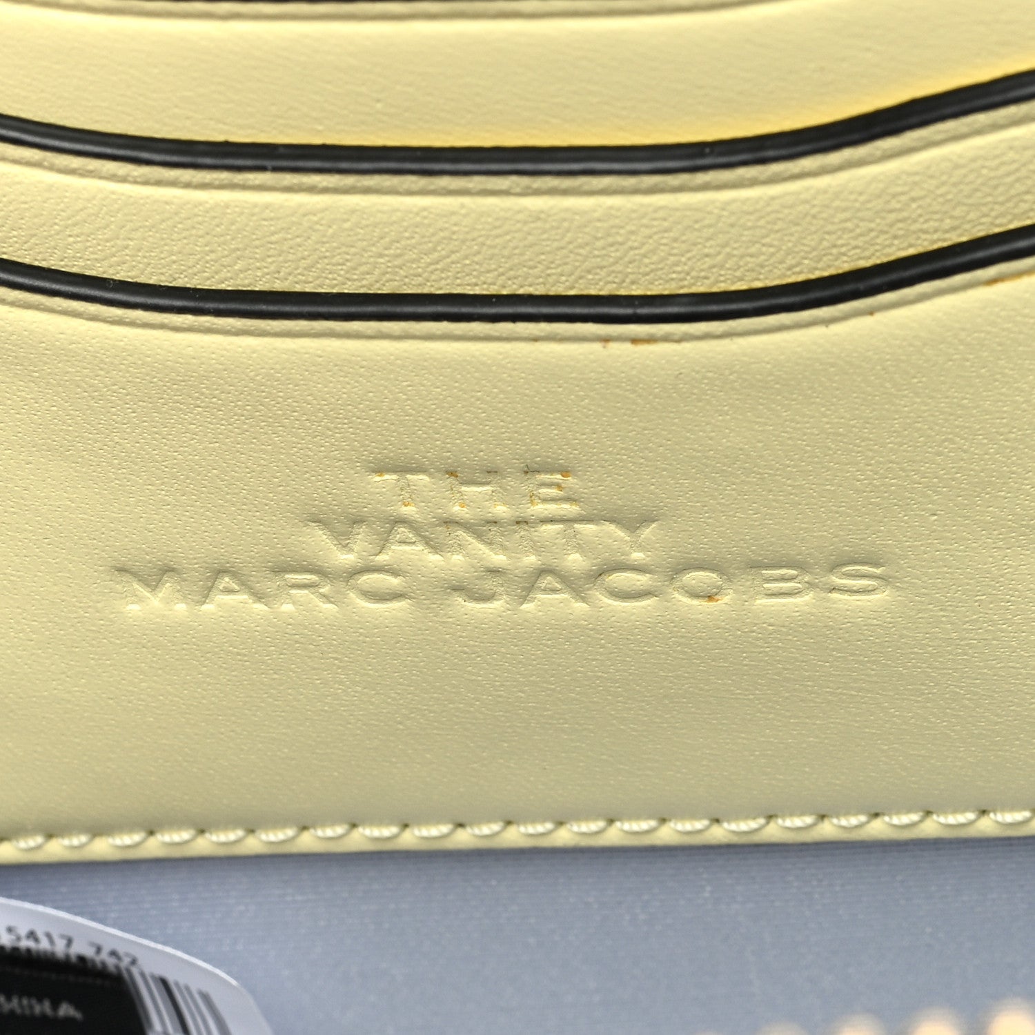 Marc Jacobs Smooth Calfskin The Vanity Crossbody Bag Yellow 6 of 10