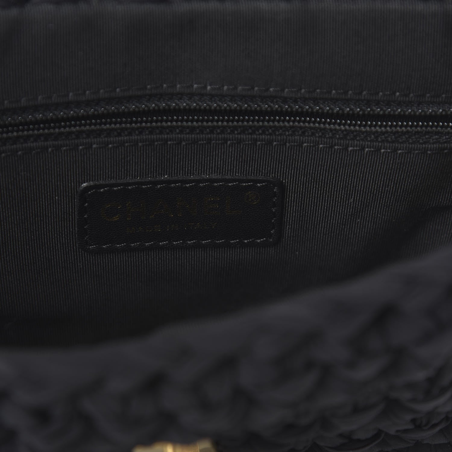Chanel Crochet Fancy Single Flap Black 8 of 10