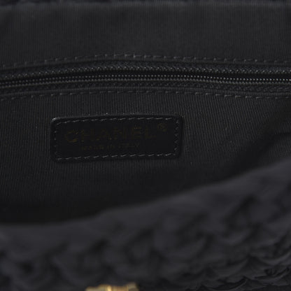 Chanel Crochet Fancy Single Flap Black 8 of 10