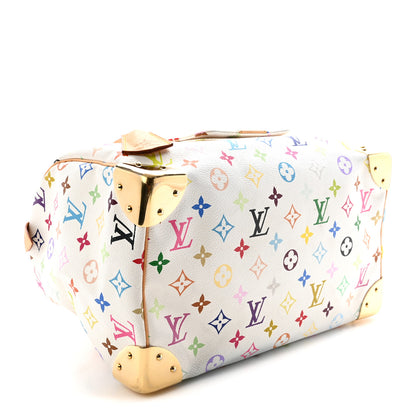 Louis Vuitton Monogram Multicolor Speedy 30 White 4 of 11