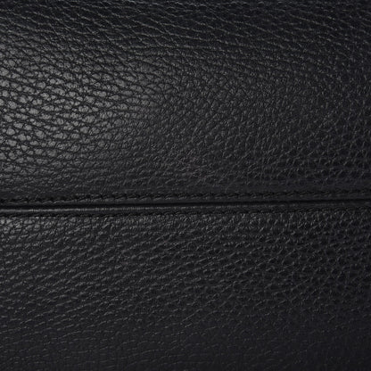 Gucci Pebbled Calfskin Small Swing Tote Black 10 of 14