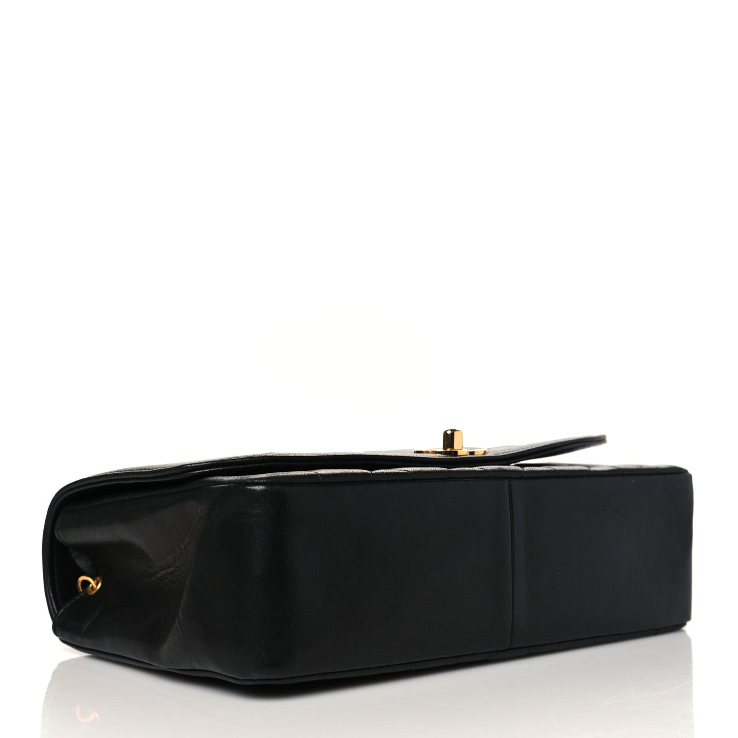 Chanel Lambskin Quilted Medium Single Flap Black 4 of 10