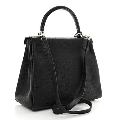 Hermes Togo Kelly Retourne 28 Black 3 of 14