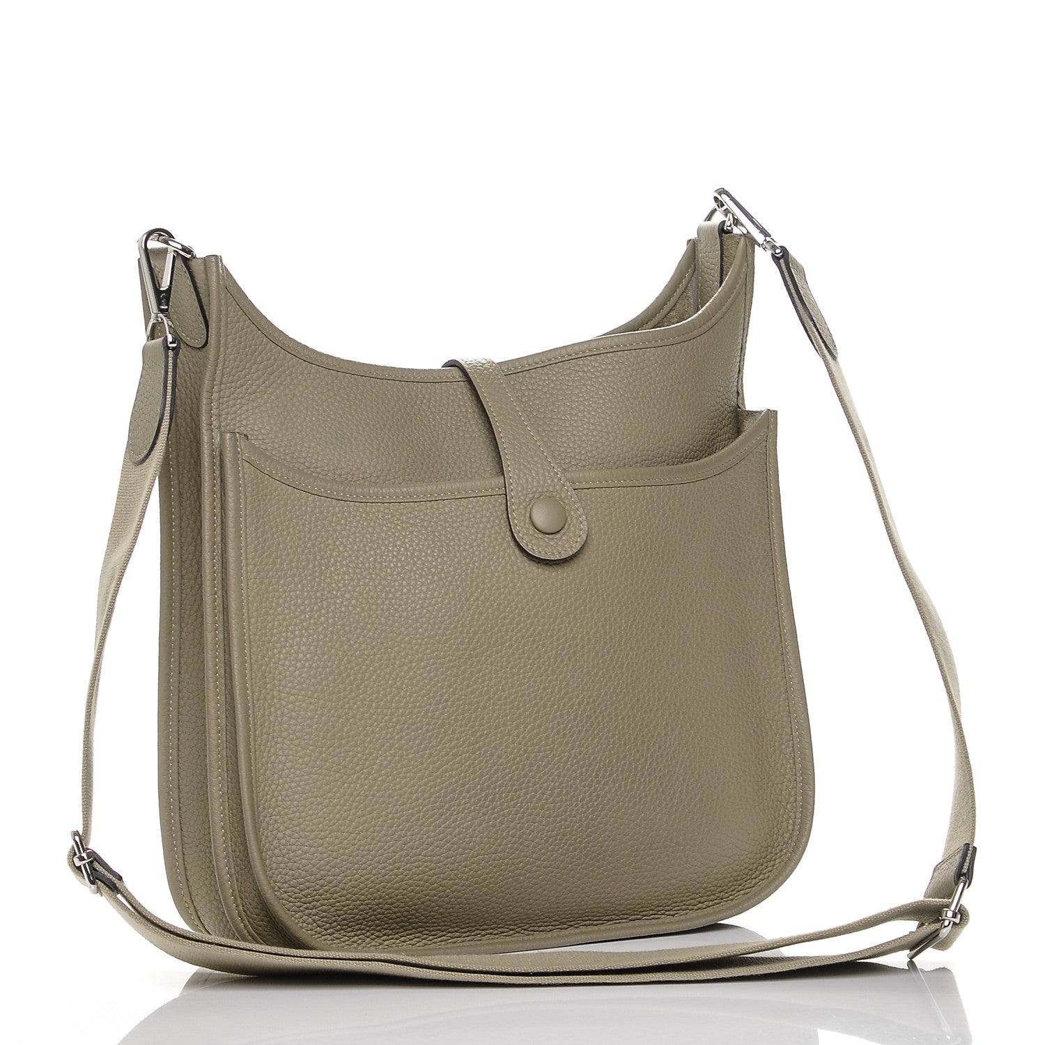Hermes Taurillon Clemence Evelyne III PM Sauge 3 of 7