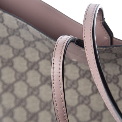 Gucci GG Supreme Monogram Medium Reversible Tote Beige Dark Cipria 14 of 20
