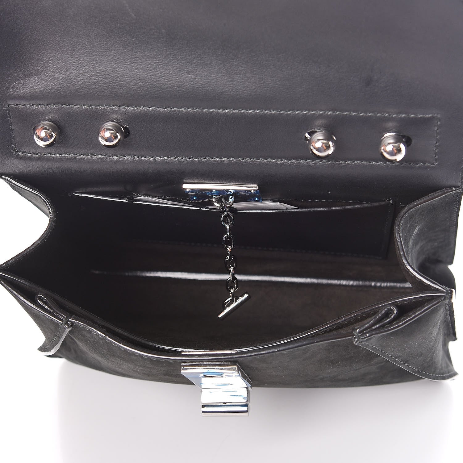Proenza Schouler Nubuck Small Hava Top Handle Bag Black 5 of 8