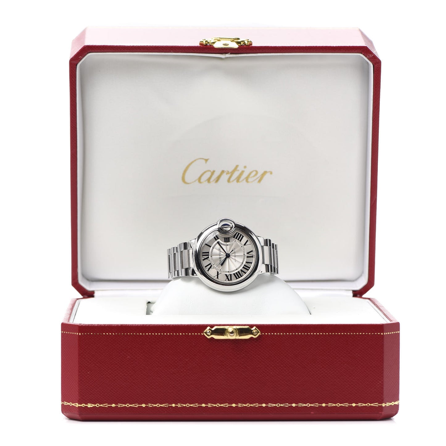 Stainless Steel 33mm Ballon Bleu De Cartier Automatic Watch