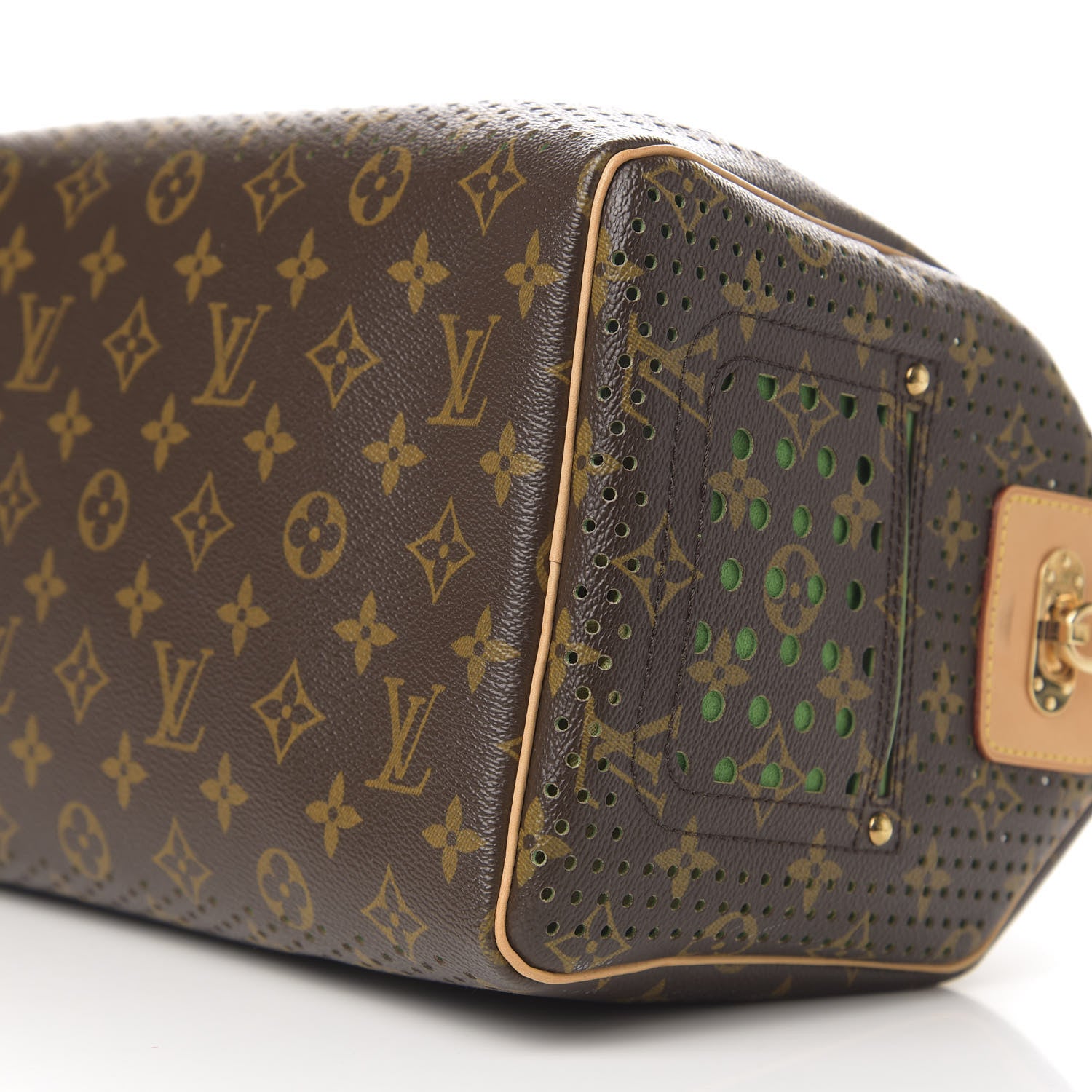 Louis Vuitton Monogram Perforated Speedy 30 Green 8 of 9