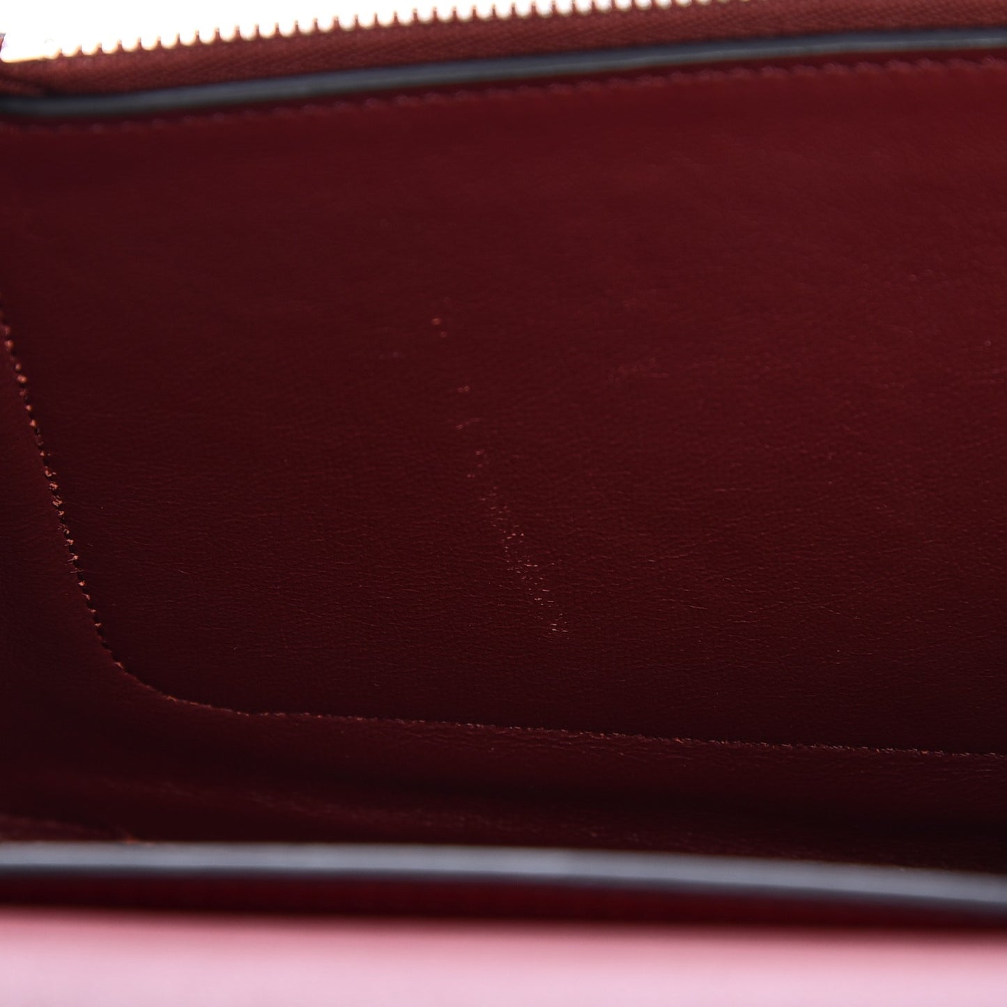 Shiny Smooth Calfskin Medium Frame Shoulder Bag Red Navy