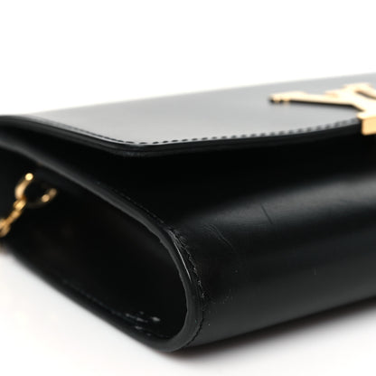 Louis Vuitton Calfskin Chain Louise GM NM Black 8 of 10