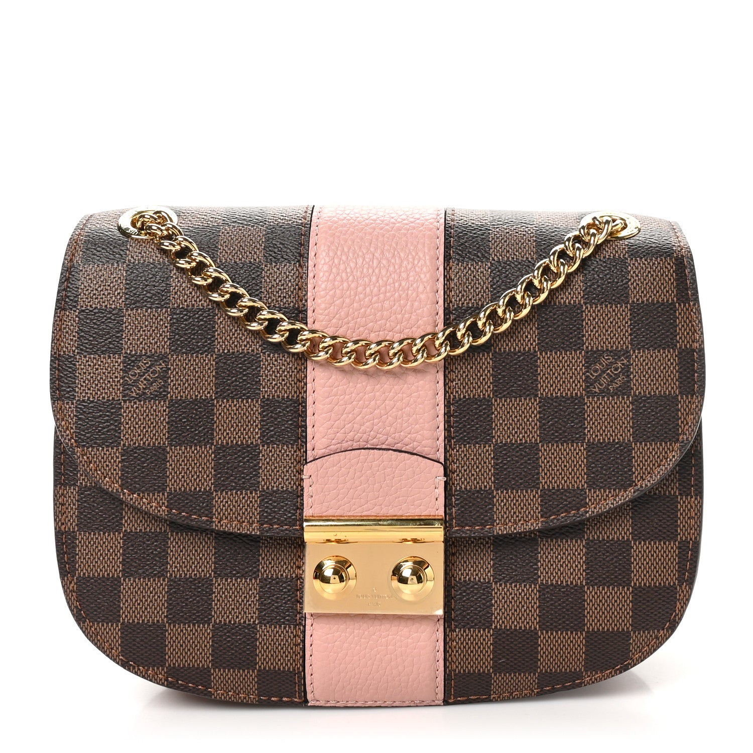 Louis Vuitton Damier Ebene Cuir Taurillon Wight Magnolia 1 of 9