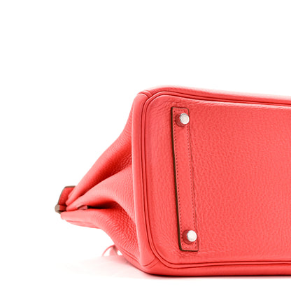 Hermes Taurillon Clemence Birkin 30 Rose Jaipur 9 of 10