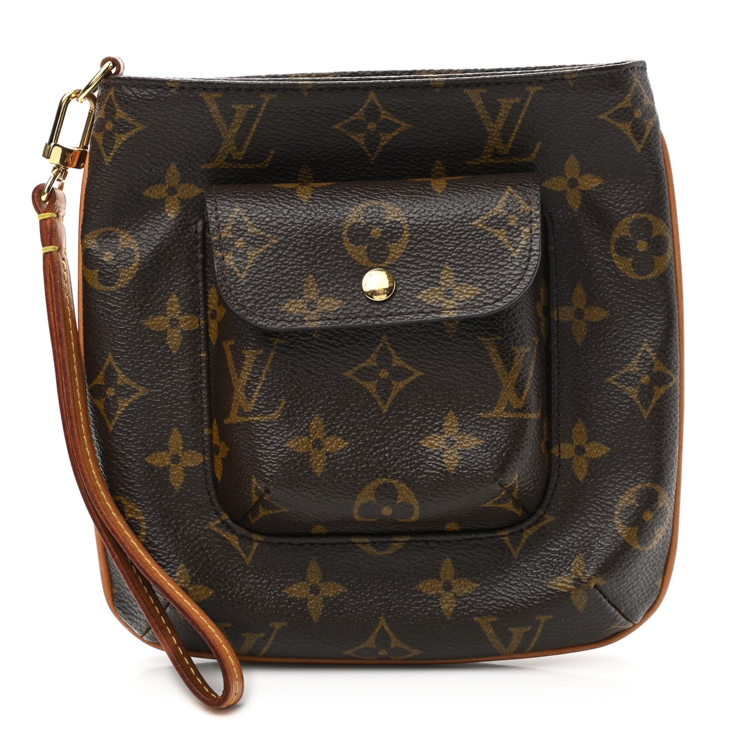 Monogram Partition Wristlet