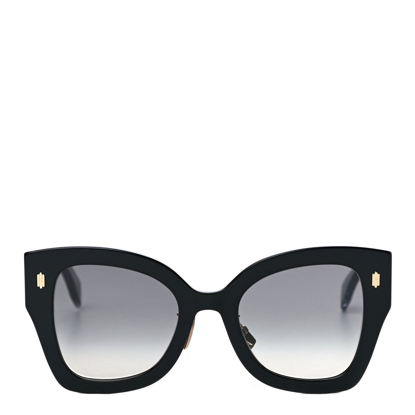 Acetate Cat Eye Sunglasses FF0452 Black