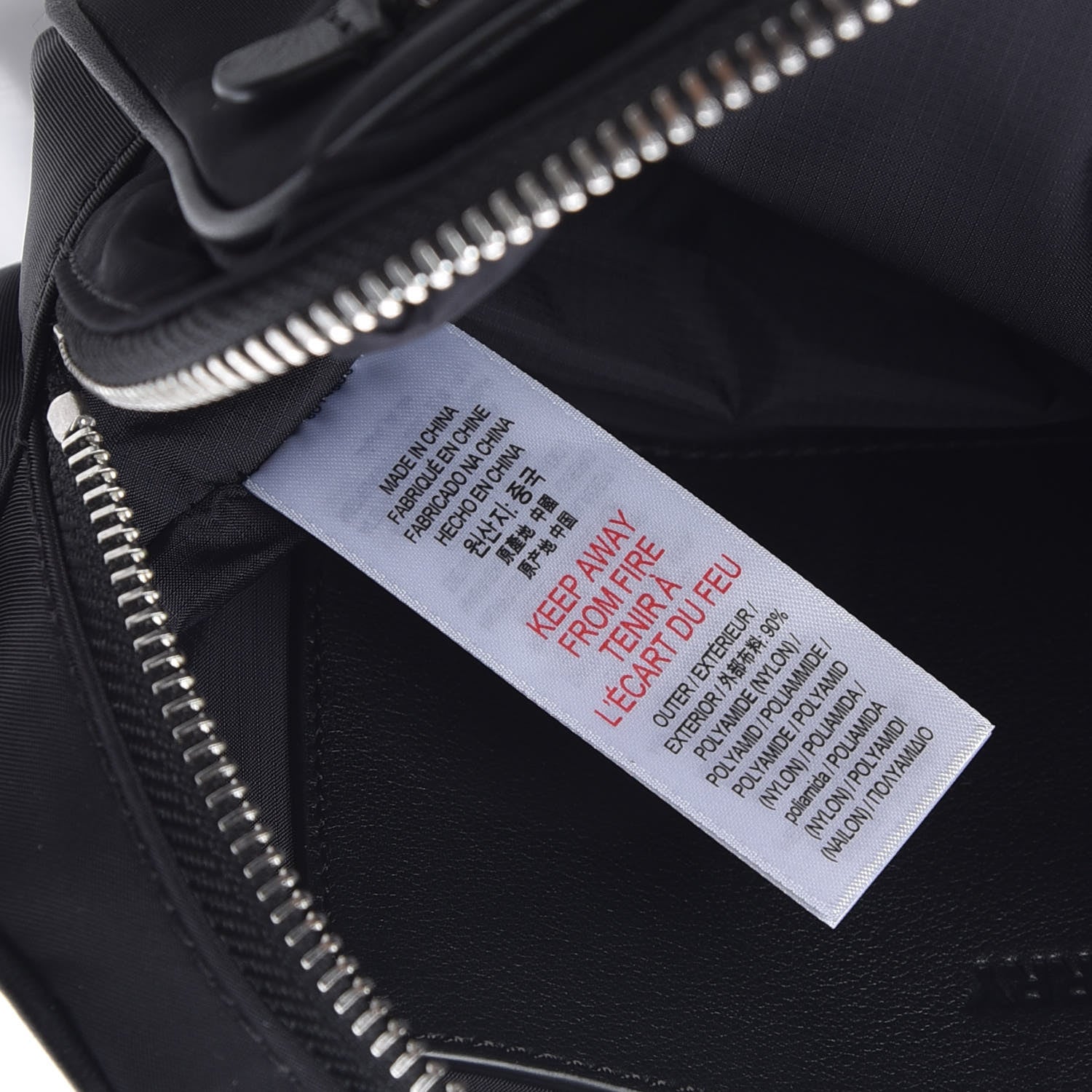 Burberry Econyl Logo Print Bum Bag Black 9 of 9