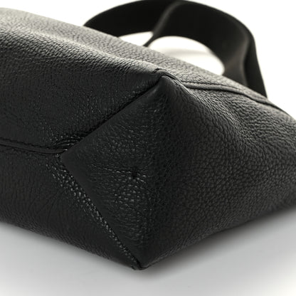 Jimmy Choo Grained Calfskin Logo Strap Tote Black 8 of 9